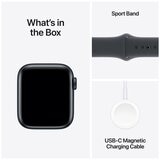 Apple Watch SE GPS 40mm Midnight Aluminium Case With Midnight Sport Band S/M