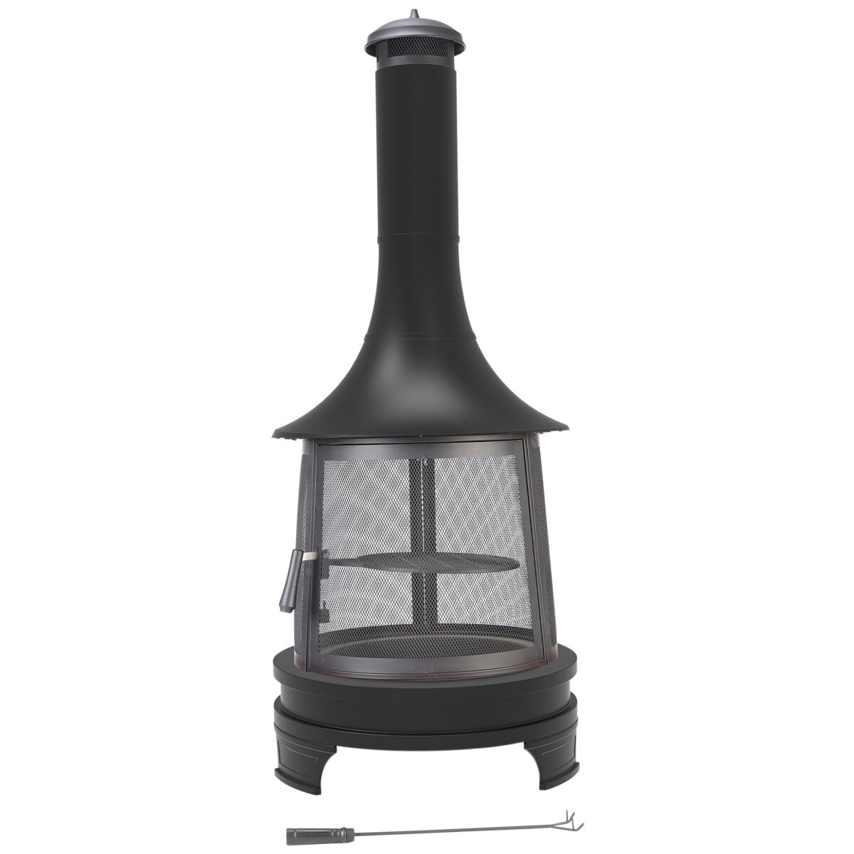 Hello Outdoors Chiminea With Cooking Grill Costco Austr