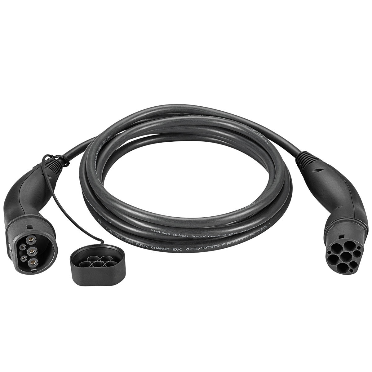 LAPP EV Charge Cable Type 2 (7.4kW-1P-32A) 7M Black/