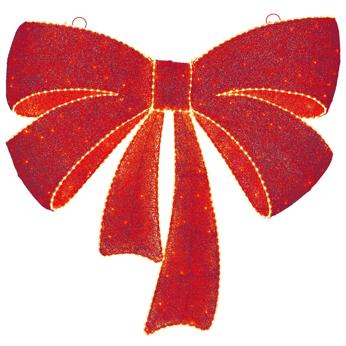 Glitter Mesh Bow LED 122cm