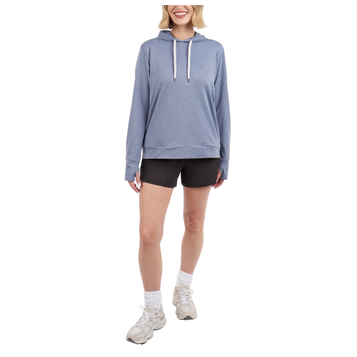 Kirkland Signature Women's Lightweight Pullover Hoodie Blue AU X-Large