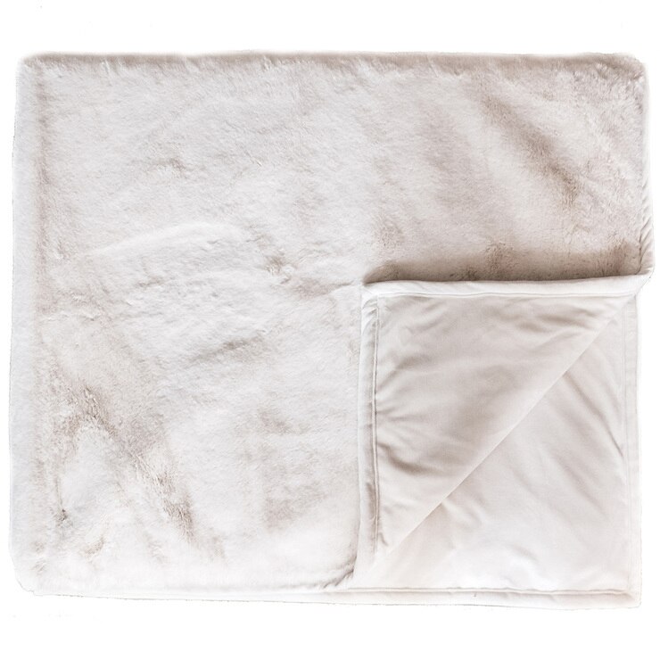 Mon Chateau Faux Fur Throw Ivory Costco Australia