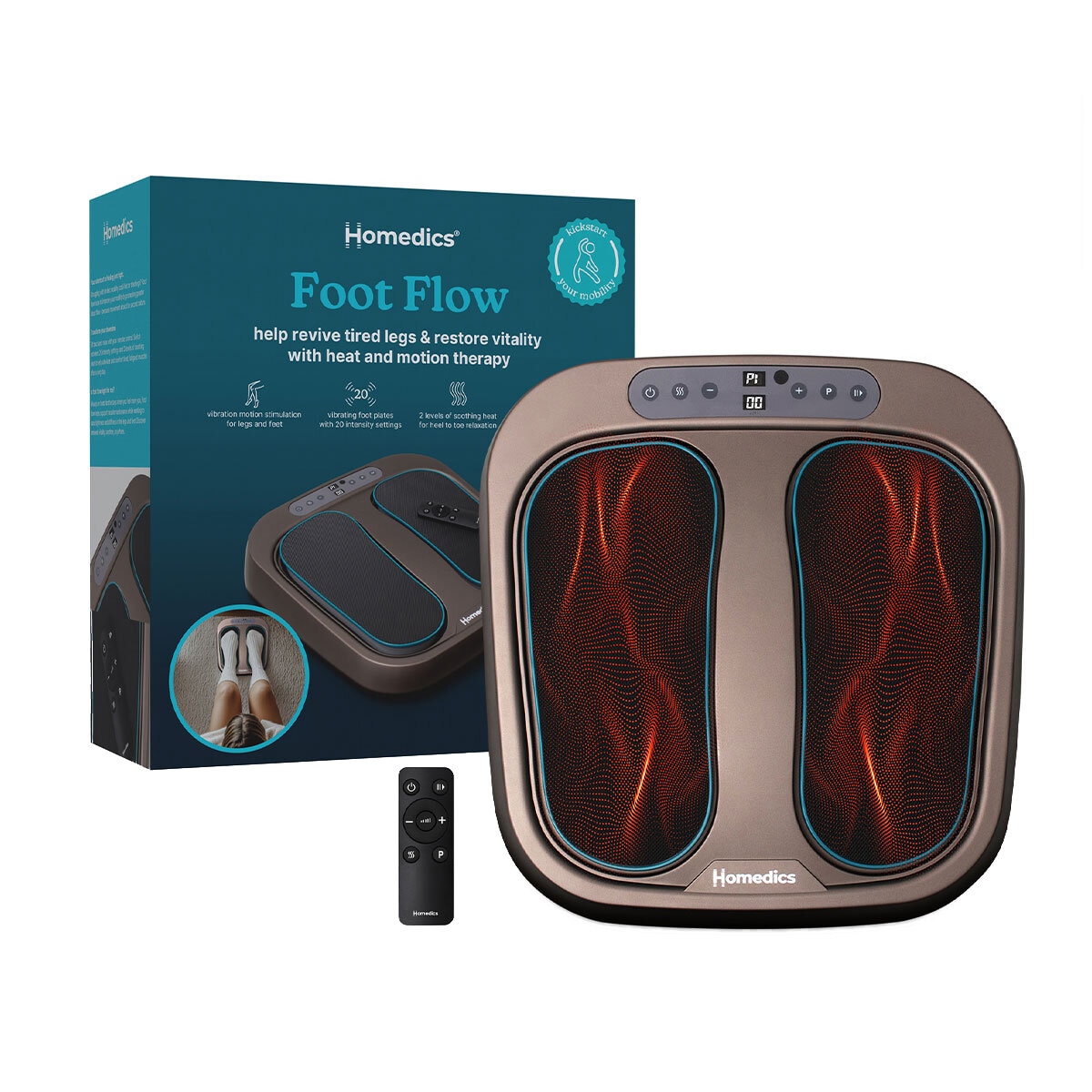 Homedics Foot Flow Circulation Booster PSL2000HAU - 0104