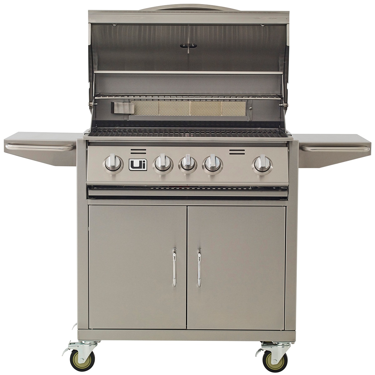Urban Islands  304 Stainless Steel 30" 4 Burner Grill Cart LP