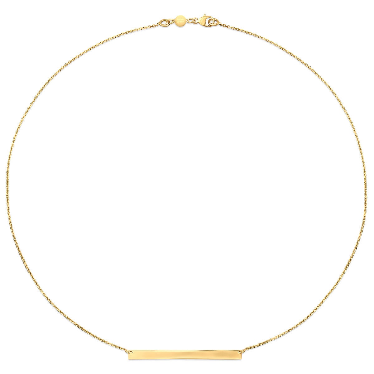 14KT Yellow Gold Plate Necklace 3.4g