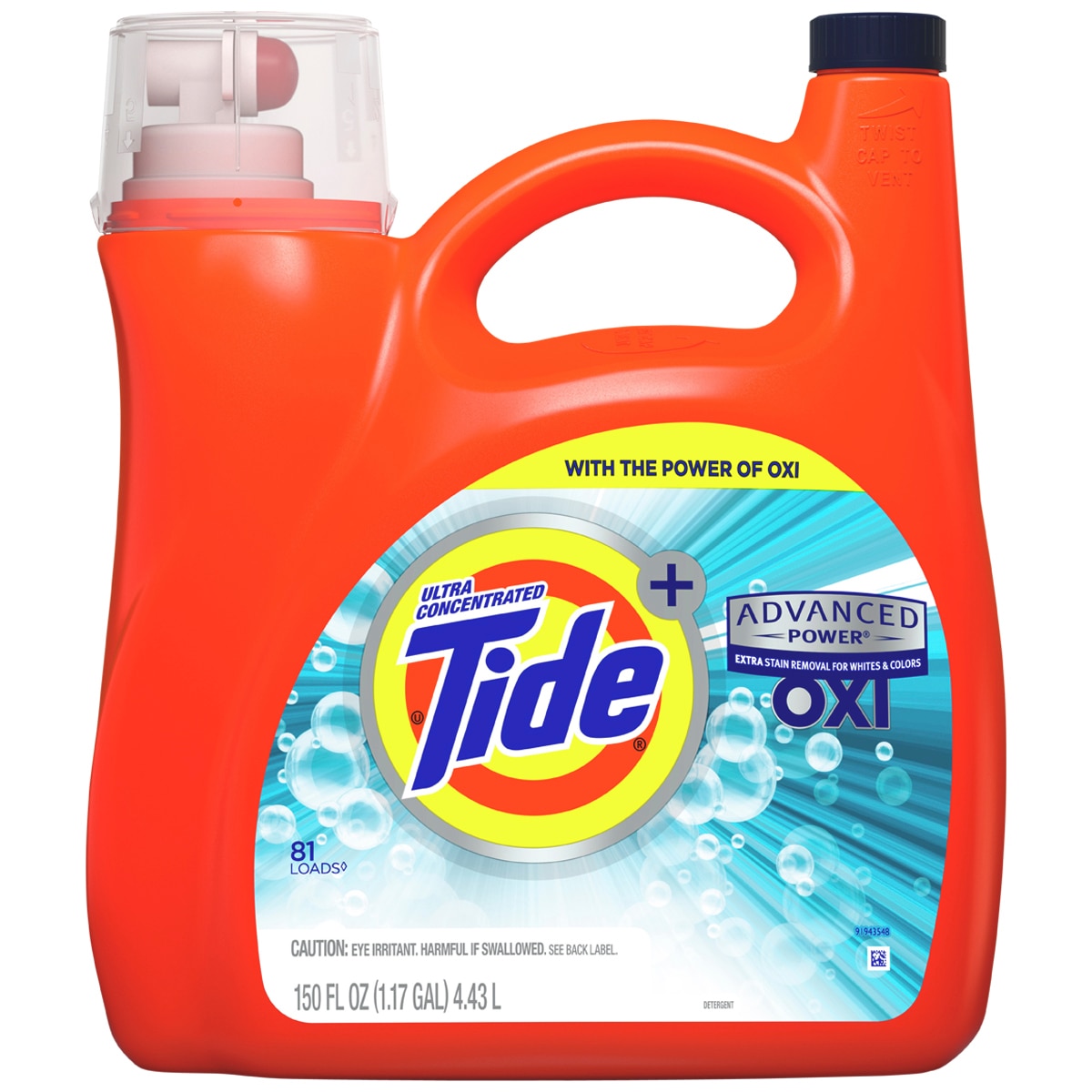 Tide Advanced Power OXI Liquid Laundry Detergent