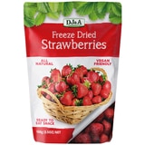 DJ & A Freeze Dried Strawberries 100g