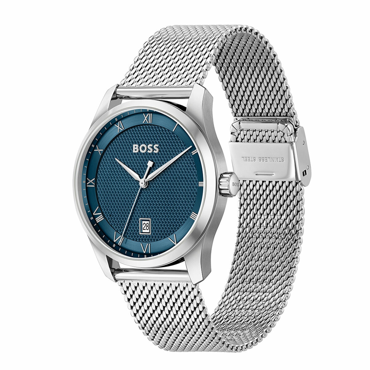 BOSS Principle Stainless Steel Galvanic Blue Dial Men's Watch 1514115 BOSS Principle Stainless Steel Galvanic Blue Dial Men's Watch 1514115