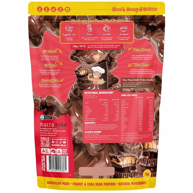 Macro Mike Peanut Plant Protein 1kg