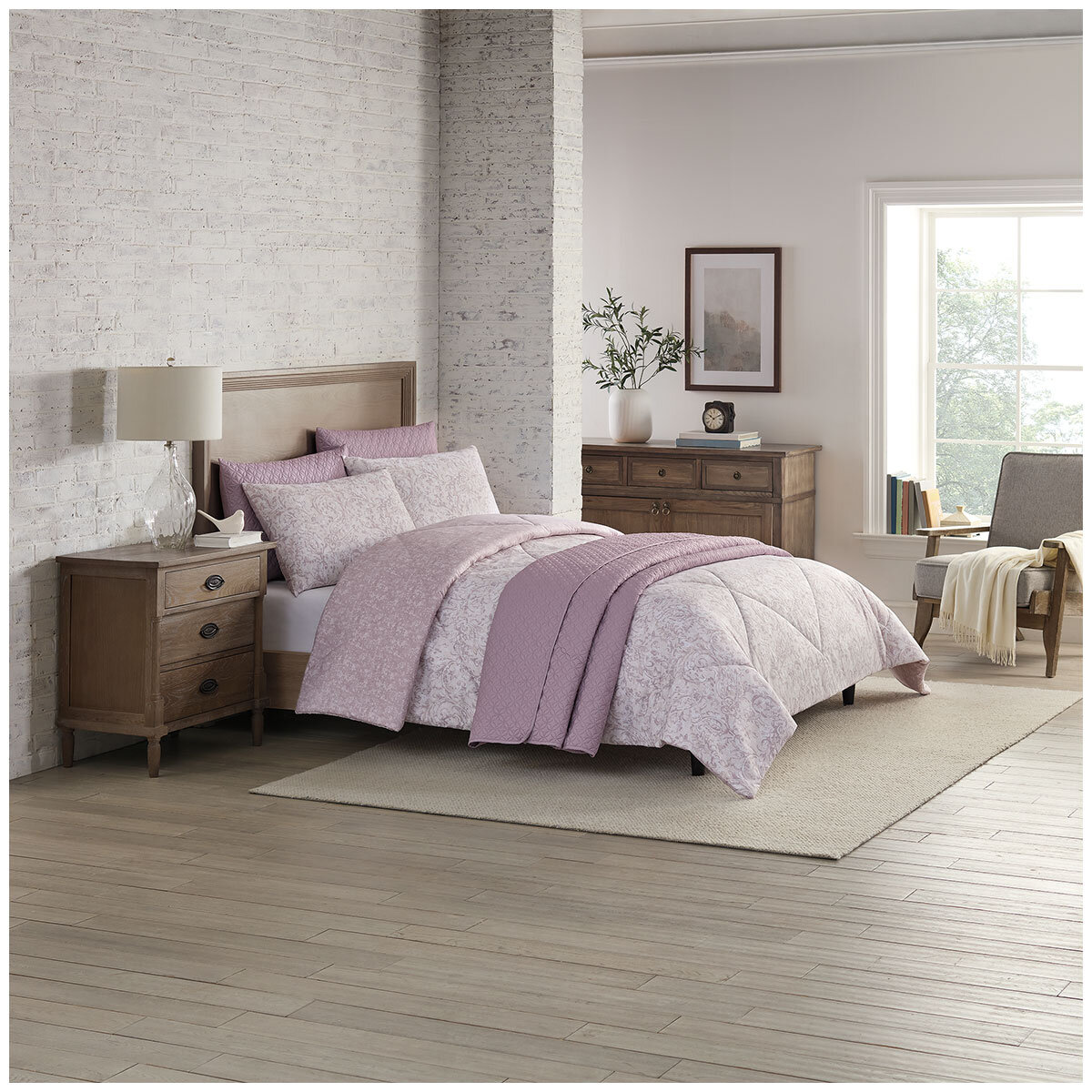 Adorn Home Comforter Set King 6 Piece Vida