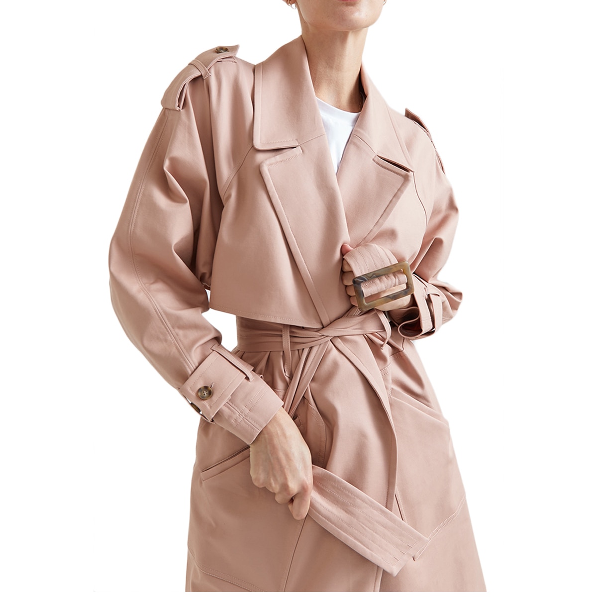 JAG Trench Coat - Blush