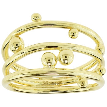 14KT Yellow Gold Tri Ring