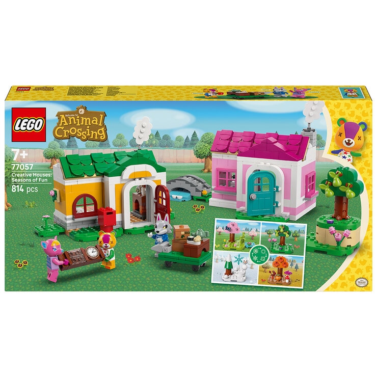 LEGO Animal Crossing Creative Houses Seasons of Fun 77057