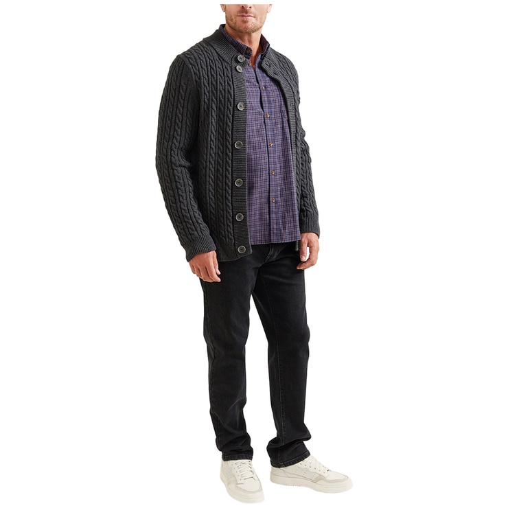 Sportscraft Cardigan Charcoal