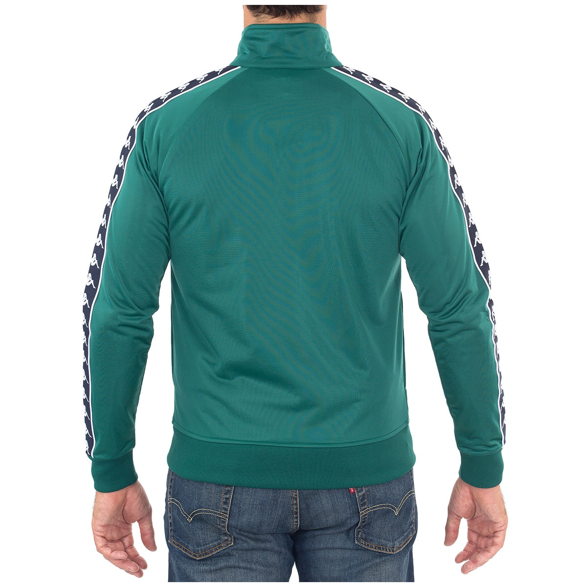 Kappa Jacket - Green White Blue