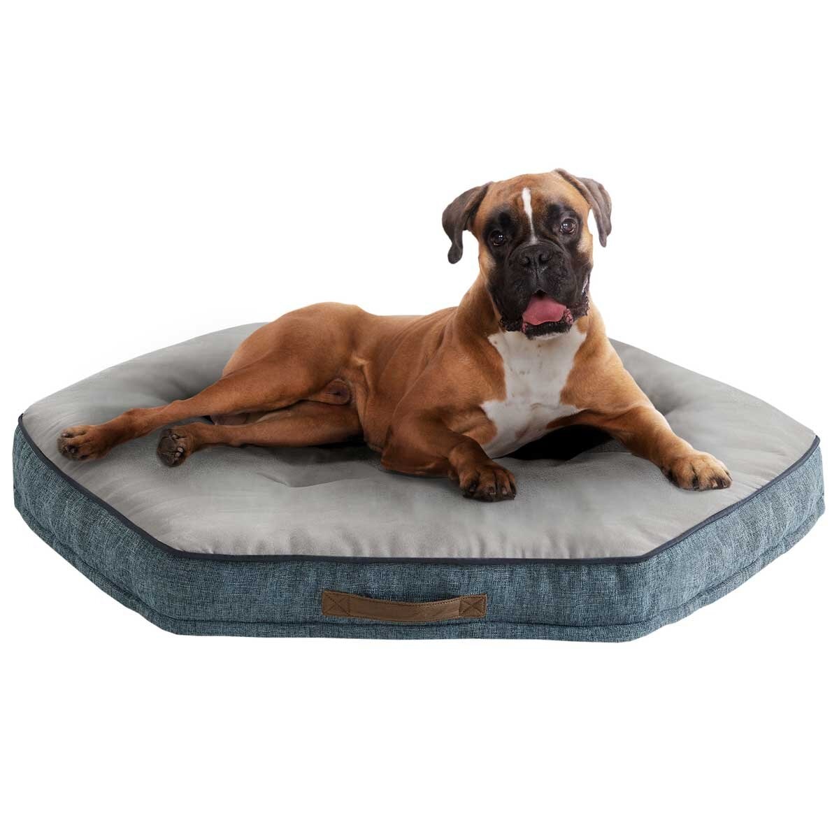 Kirkland Signature Hexagon Pet Napper Spring Blue Suede