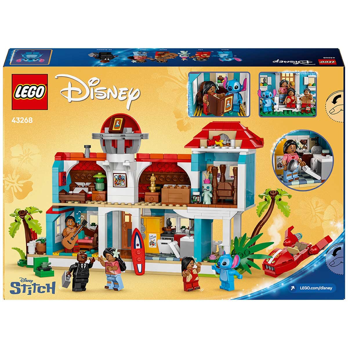 LEGO Disney Lilo and Stitch Beach House 43268