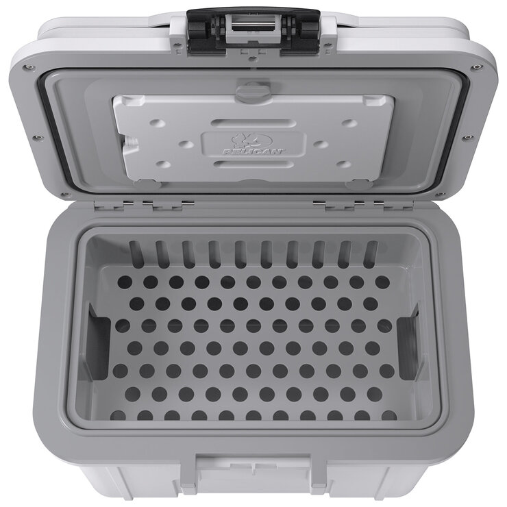 Pelican 7.57L Personal Cooler White/Grey