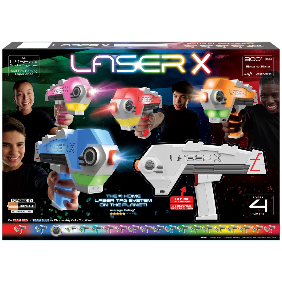 Laser X Revolution BlasterToBlaster 4 pack