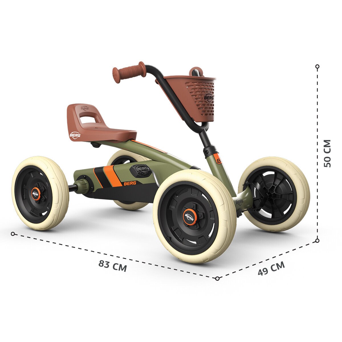 Berg Buzzy Retro Green Pedal GoKart
