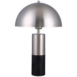 Lexi Lighting Lucien Black Marble Stone Table Lamp