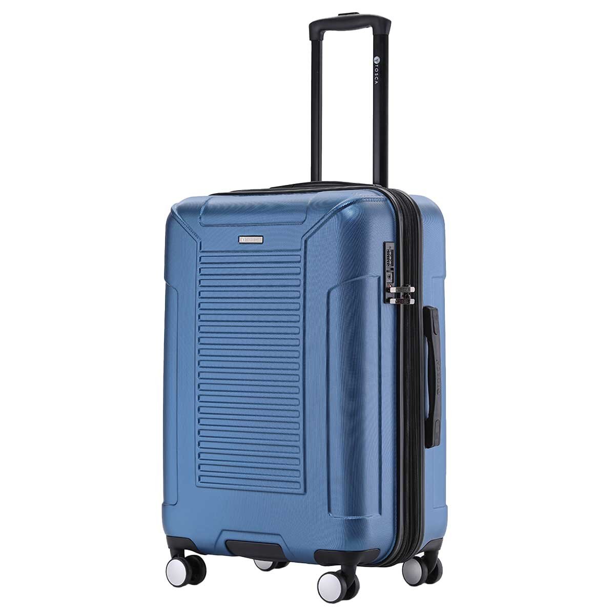 Tosca Matrix Range 3 Piece Luggage Set Blue