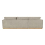 Caley 4 Piece Fabric Chase with Ottoman Caley 4 Piece Fabric Chase with Ottoman