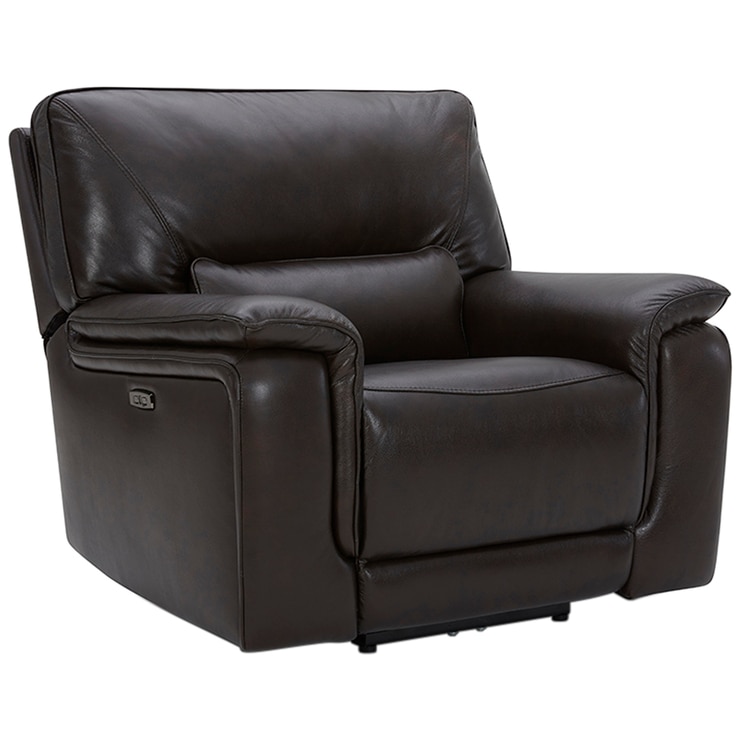 GilmanCreek Leather Power Recliner with Power Headrest Costco Australia