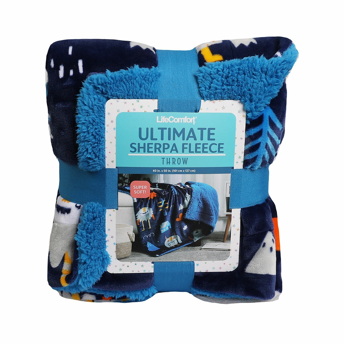 Life Comfort Ultimate Sherpa Throw 101 x 127 cm