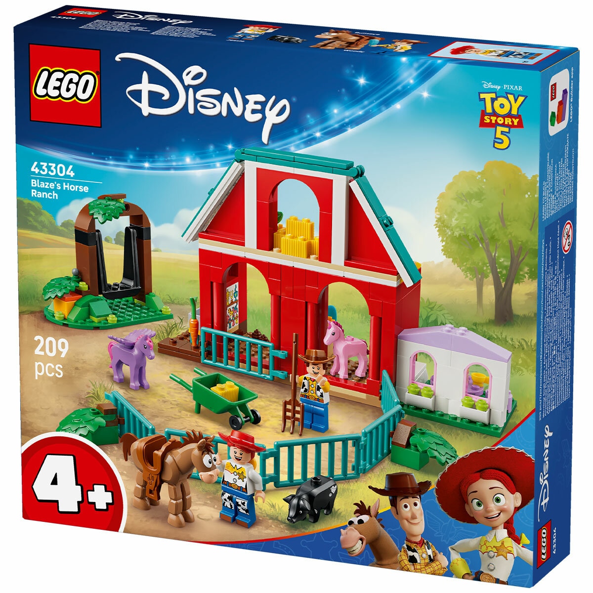 LEGO Disney and Pixar Toy Story 5 Blaze’s Horse Ranch 43304