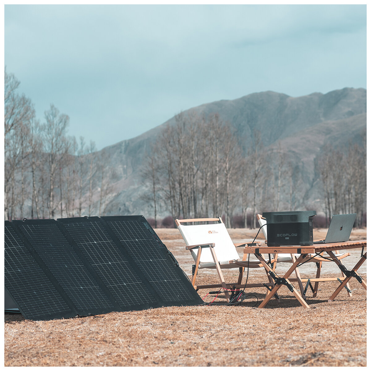 Ecoflow Delta 2 Max Portable Power Station + 220W Bifacial Solar Panel Bundle