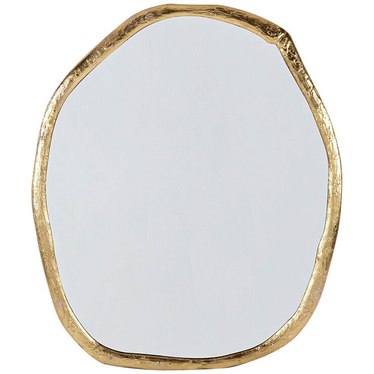 Cafe Lighting and Living Tasman Wall Mirror, Gold/ Cafe Lighting and Living Tasman Wall Mirror, Gold/
