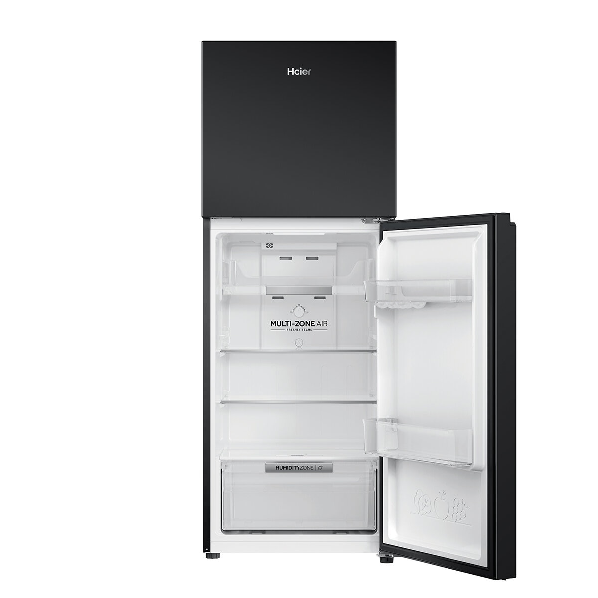 Haier 208L 300 Series Refrigerator Top Freezer Black HRF210TG