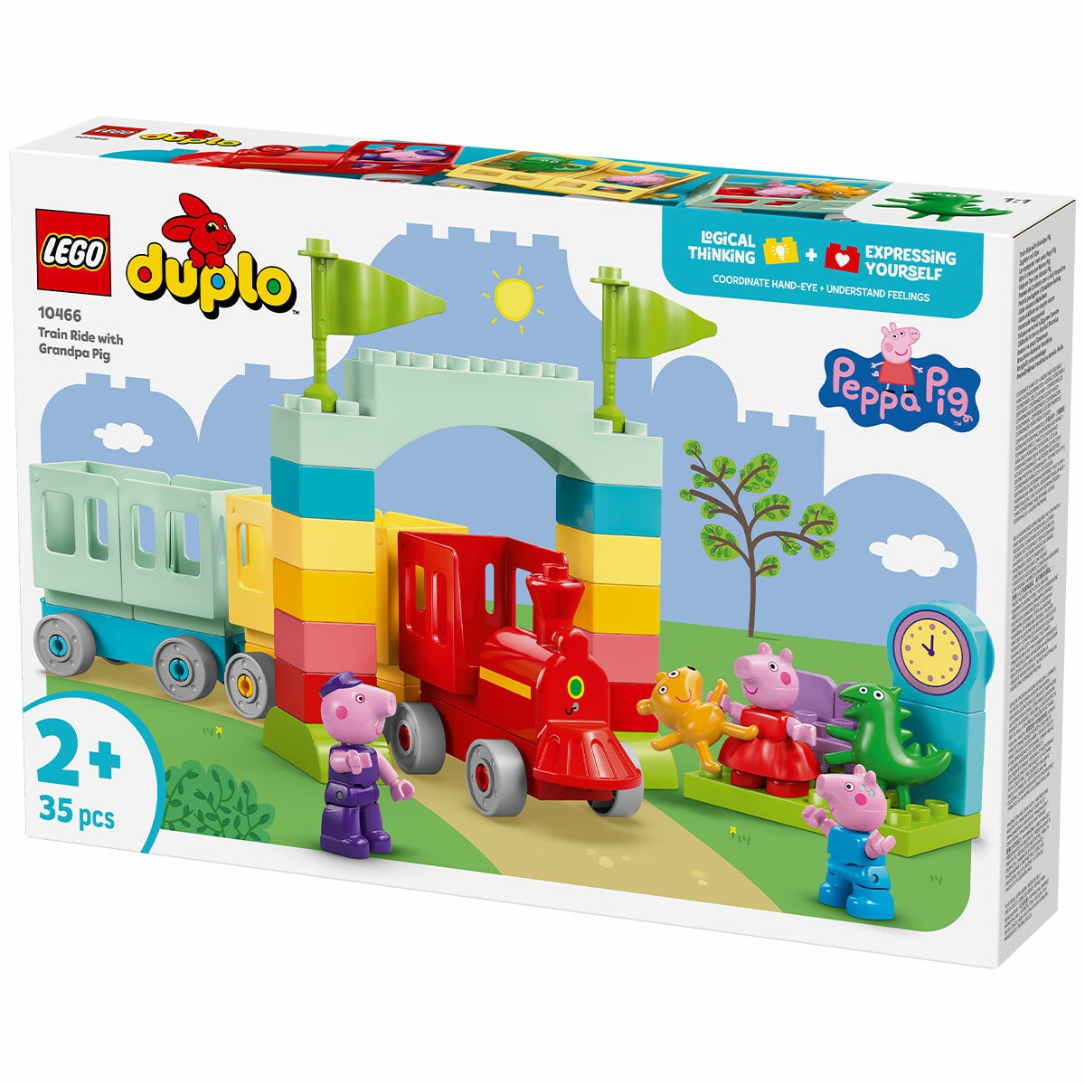 LEGO DUPLO Peppa Pig Train Ride with Grandpa Pig 10466