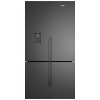 Westinghouse 564L French Quad Door Refrigerator With Water Dispenser Matte Black WQE5660BA