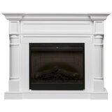 Dimplex Winston Fireplace Mantel and Air Circulator Bundle