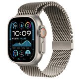 Apple Watch Ultra 2 GPS + Cellular 49mm Natural Titanium Case With Natural Titanium Milanese Loop S