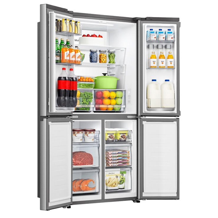 Hisense 483L French Door Fridge Stainless Steel HRCD483TS