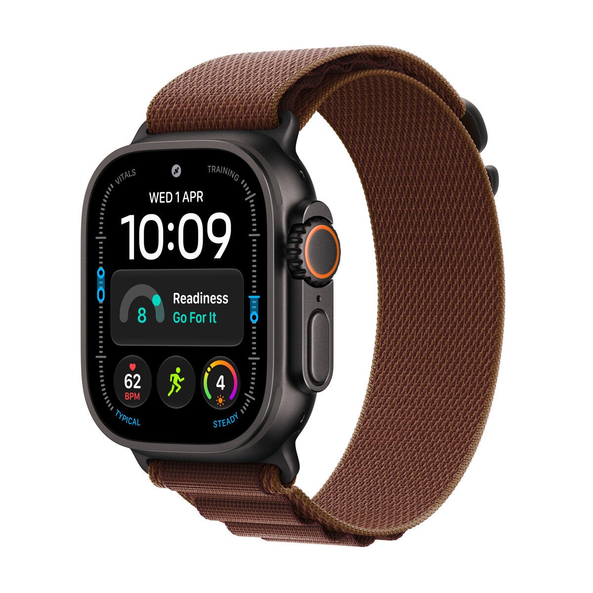 Apple Watch Ultra 4 GPS + Cellular 49mm Black Titanium Case with Burgundy Alpine Loop Apple Watch Ultra 4 GPS + Cellular 49mm Black Titanium Case with Burgundy Alpine Loop