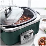 GreenPan 6L Slow Cooker CC009380-001 Pine Green
