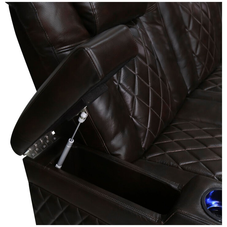 Valencia Home Theatre Tuscany Edition 3 Seater Dark Chocolate