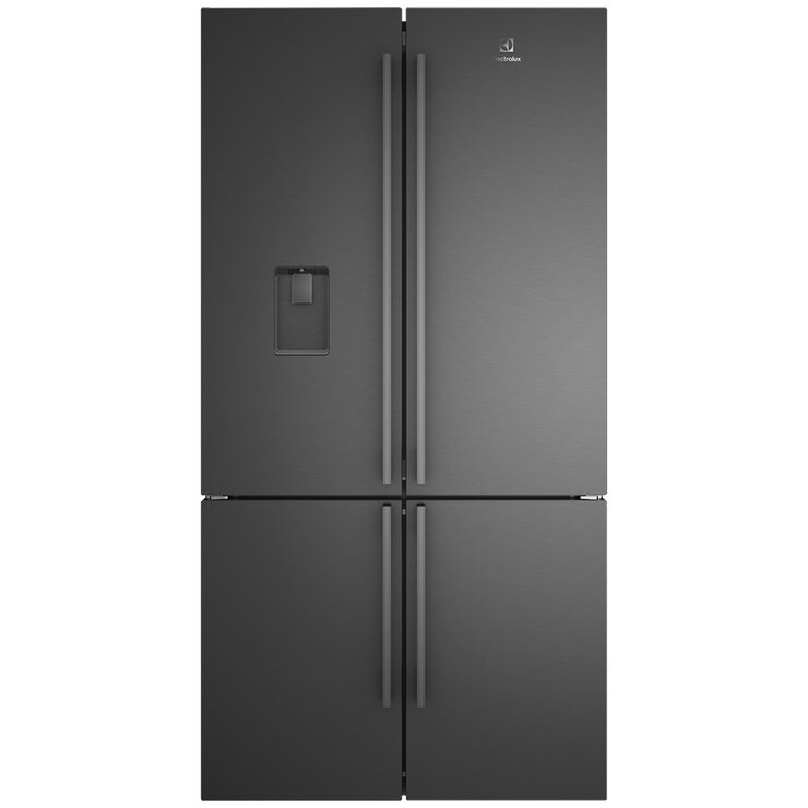 Electrolux 562L French Quad Door Fridge Matte Black EQE5657BA Electrolux 562L French Quad Door Fridge Matte Black EQE5657BA