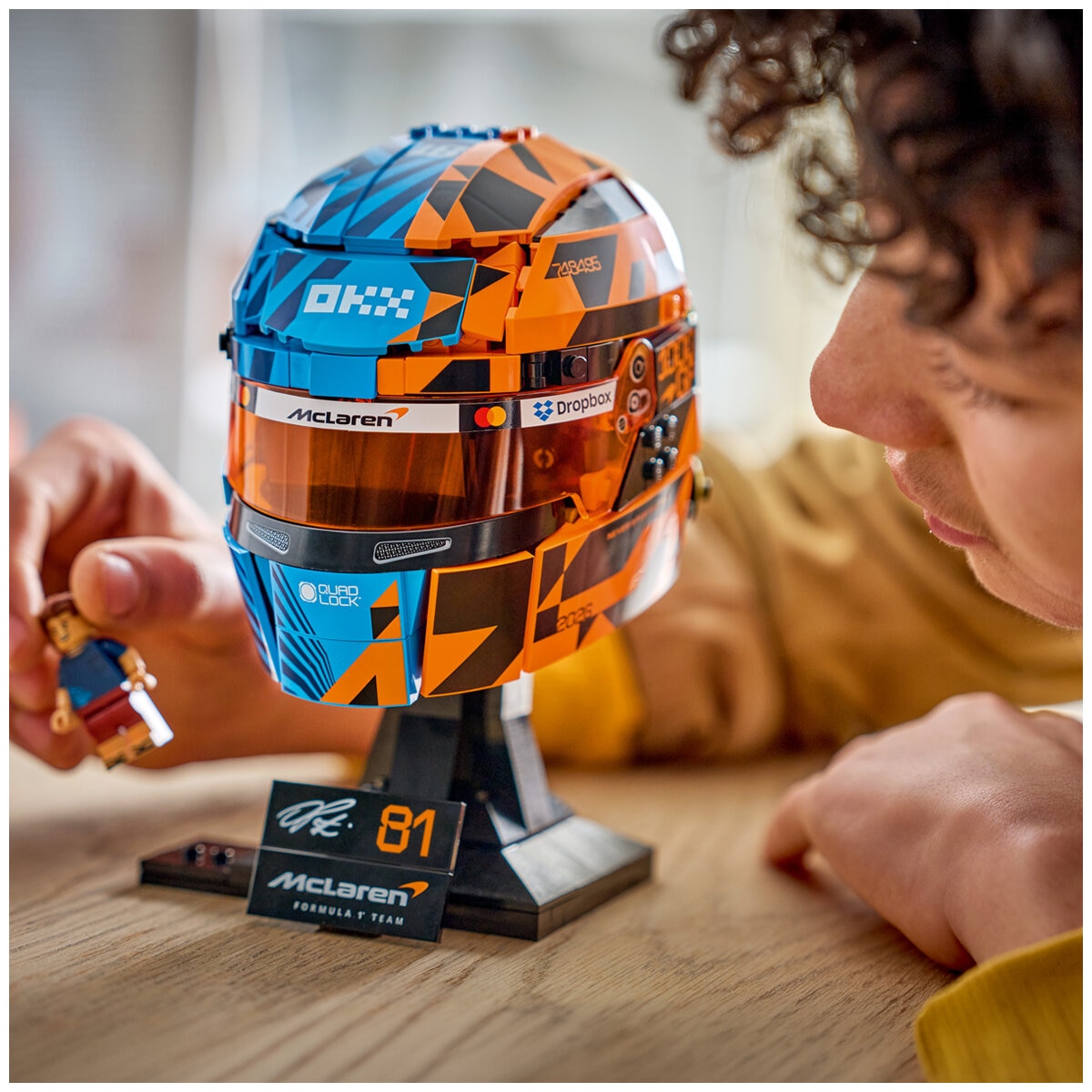 LEGO McLaren Mastercard F1 Team Oscar Piastri Helmet 43017 LEGO McLaren Mastercard F1 Team Oscar Piastri Helmet 43017