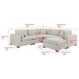 Thomasville 6 Piece Fabric Modular Sectional