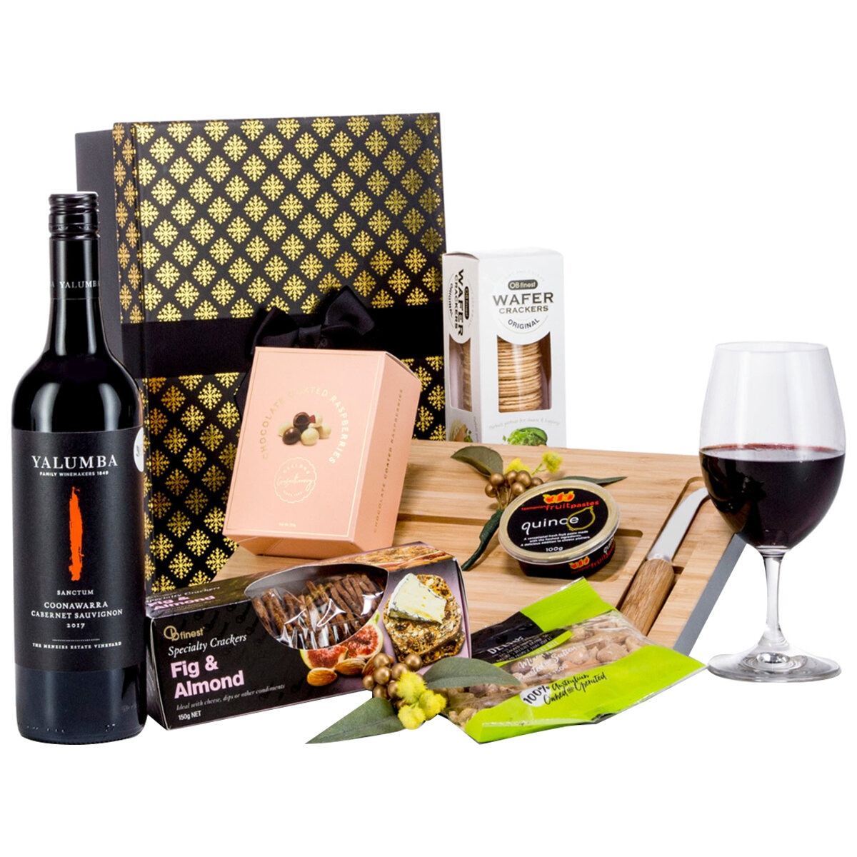 Interhampers Just Add Cheese Red Gift Box
