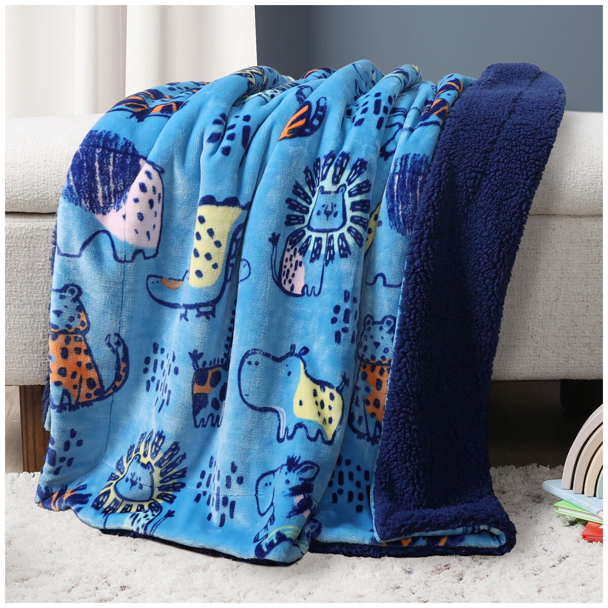 Life Comfort Ultimate Kids Sherpa Throw 101cm x 127cm