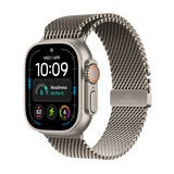 Apple Watch Ultra 4 GPS + Cellular 49mm Natural Titanium Case with Natural Titanium Milanese Loop Apple Watch Ultra 4 GPS + Cellular 49mm Natural Titanium Case with Natural Titanium Milanese Loop