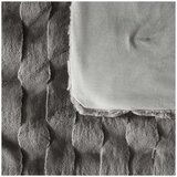 Frye Luxe Faux Fur Throw 152 x 178cm Grey
