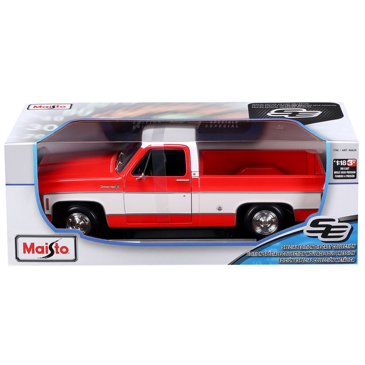 Maisto 1:18 Die Cast Cars Se 1974 Chevrolet C10 Cheyenne Super Maisto 1:18 Die Cast Cars Se 1974 Chevrolet C10 Cheyenne Super