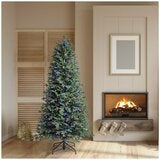 Pre-Lit Slim Aspen Artificial Christmas Tree 1.9m Pre-Lit Slim Aspen Artificial Christmas Tree 1.9m